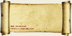 Velislava Blagojević vizit kartica